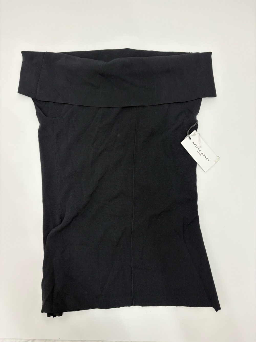 Apiece Apart Black Knit Skirt with Clean Label